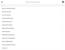 Tablet Screenshot of generaltoolworldwide.com